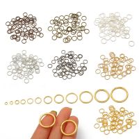 【YF】 Metal Único Loops Anel e Split Conectores Fazer Jóias Resultados Suprimentos 3-20mm 5-500Pcs por lote