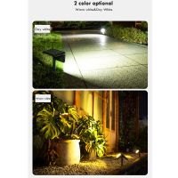 WEIXIN Solar Lights Outdoor Waterproof 24 LED 2200Mah Solar Battery Power Garden Yard Spot Lights For Outdoor Landscape Decoration