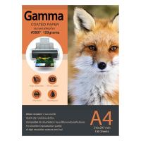 Gamma กระดาษขาวเคลือบน้ำยา 3807 A4 120 แกรม 100 แผ่น