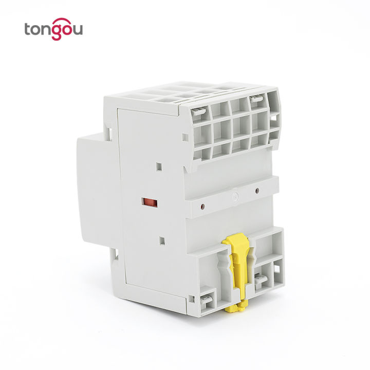 4p-63a-4no-220v230v-5060hz-din-rail-ในครัวเรือน-ac-modular-contactor-พร้อมสวิตช์ควบคุมด้วยตนเอง-tongou