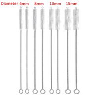 [HOT] 4Pcs/10Pcs Straw Cleaning Brush Reusable Eco Friendly Stainless Steel Drinking Straw Cleaner Brush Set Soft Hair Cleaning Tool