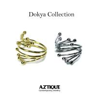 Aztique แหวนเงินแท้ แหวนกิ่งไม้ ปรับไซท์ Ring Adjustable Ring Jewelry Gifts Minimalist Jewelry dk