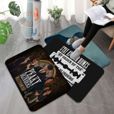 Gangster Family Printed Flannel Floor Mats Personalized Bathroom Decorative Rugs Anti-slip Living Room Kitchen Welcome Doormat