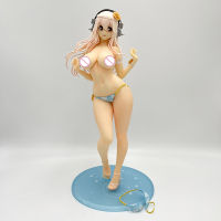 {{ONE}}35เซนติเมตร Super Sonico เซ็กซี่อะนิเมะรูป SUPERSONICO วันหยุดฤดูร้อนรูปการกระทำผู้ใหญ่อะนิเมะสาวรูปของสะสมรุ่นตุ๊กตาของเล่น