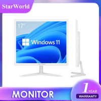 StarWorld จอมอนิเตอร์ Full HD  LED 17" (จอคอมพิวเตอร์) มีช่อง HDMI , VGA ปรับก้มเงยได้สินค้าใหม่