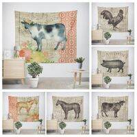 【CW】﹍✆  Wall Decoration Aesthetics Hawaii Tapestry Rural Hanging Large Fabric Bedroom