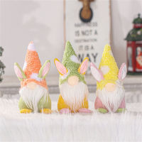 Ornaments Doll Bunny Spring Home Decoration Party Decor Handmade Cute Rabbit Easter