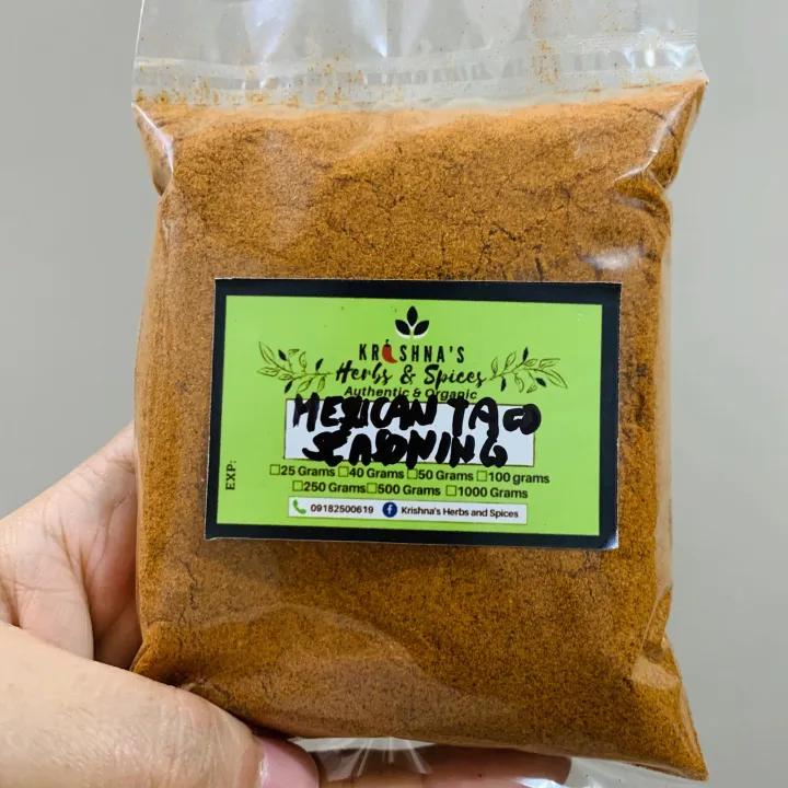 Authentic Mexican Taco Seasoning 100grams Lazada PH