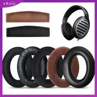 VHOIC สากลสากลสากล ของใหม่ แผ่นรองหูฟังโฟม เบาะรองหูฟัง หัวบีม หูฟัง earmuff เคสหูฟังหนัง สำหรับ Sennheiser HD418 แผ่นรองหู แผ่นรองหูฟังทดแทน