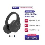 Tai Nghe Bluetooth Headphone Soul Ultra Wireless Siêu Bass Điện Tử