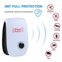 [Homior] 2022 Upgraded Ultrasonic Electronic Repellent Pest Control Repeller Plug in Indoor Usage Best Pest Controller to Bugs Insects Mice Ants Mosqu