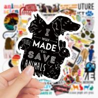 10/30/50PCS Cartoon Veterinary Stickers Graffiti Decals Kids Toy DIY Laptop Phone Notebook Wall Protect Save the Animals Sticker Stickers