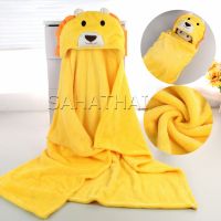 SH.Thai  ผ้าขนหนูลายการ์ตูน 70x100 cm เสื้อคลุมอาบน้ํา Baby cartoon cloak