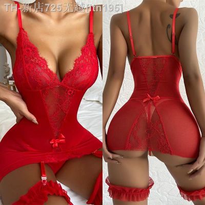 【CW】☞✻  Transparent Hot Erotic Costume Crotch Set Sex Bodysuit