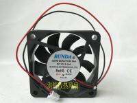 RUNDA 6015 DC12V 0.14A 60x15MM 6cm 6CM silent cooling fan （2023/ต้นฉบับ） power amplifire fan พัดลมระบายอากาศ