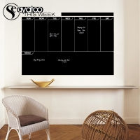 This Week Planner Calendar 2023 Erasable Blackboard Chalkboard Weekly Calendar Memo Vinyl Wall Decal Stickers Office Decoration