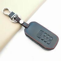 ■❡☼ 100 Leather Wallet for Keys Case Holder Keychain Cover for Kia K5 EV6 Carnival 2020 2021 2022 Keyring Car Accessories