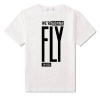 GOT7 Fly in USA คอนเสิร์ตวัง Ka ย่อหน้า Yi Enlin ในพัดลมกับผ้าฝ้ายเสื้อยืดแขนสั้น