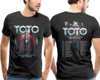 【Mens clothing】 New Toto 40 Trips Around The SunTourT Shirt Black S 4Xl T Shirt Mens Fashion Men
