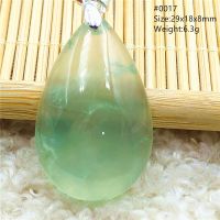 Natural Green Prehnite Crystal Water Drop Pendant Necklace Rare Green Prehnite Jewelry Fashion Clear Stone AAAAAA