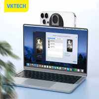 Vktech ตัวยึดอุปกรณ์ติดกล้องปรับได้,อุปกรณ์เสริมขายึดแหวนโทรศัพท์แม่เหล็กแบบพกพาสำหรับ IOS 16.0 Mac MacOS Ventura สำหรับ iPhone 14 13 12