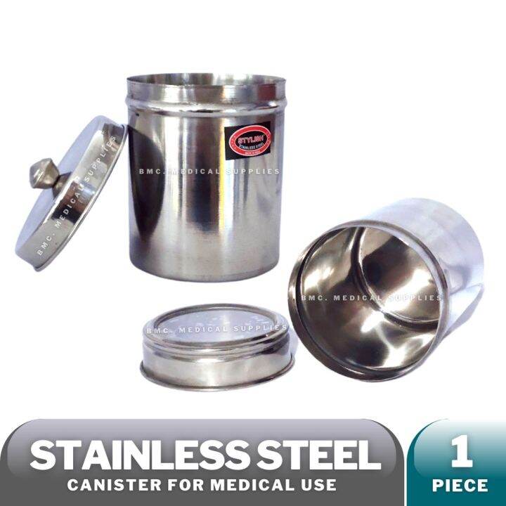 Steel Canister for / Laboratory Use Cotton Lazada PH