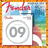 สายกีตาร์ไฟฟ้า Fender Super 250S Nickel-Plated Steel Strings #250R (.009-.042) กรณีสินค้ามีสี ไซท์ เบอร์รบกวนลุกค้าทักมาสอบถามหรือเเจ้งที่เเชทก่อนสั่งสินค้าด้วยนะคะ