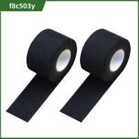 F8C503Y 2 Rolls ลดเสียงรบกวน ห่อไฟฟ้า กันความร้อน ผ้าเทปไฟฟ้า เทปผ้ากาว สายรัดลวด เทปสายรัด