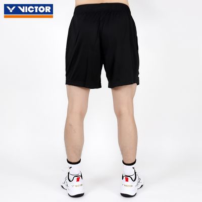 กางเกงขาสั้น Victor Victory ของแท้แห้งเร็วเครื่องแบบแบดมินตันวิกเตอร์สำหรับทั้งหญิงและชายแนวตั้งกางเกงกีฬาแฟชั่น
