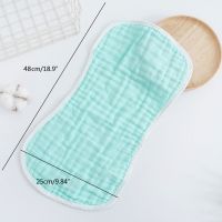 3 Pcs Muslin Burp Cloths Cotton Washcloths Baby Feeding Bibs Saliva Towel 6 Layers Gauze Absorbent Diapers Soft Face Towels