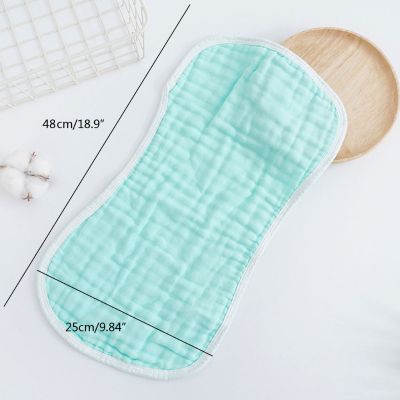 3 Pcs Muslin Burp Cloths Cotton Washcloths Baby Feeding Bibs Saliva Towel 6 Layers Gauze Absorbent Diapers Soft Face Towels