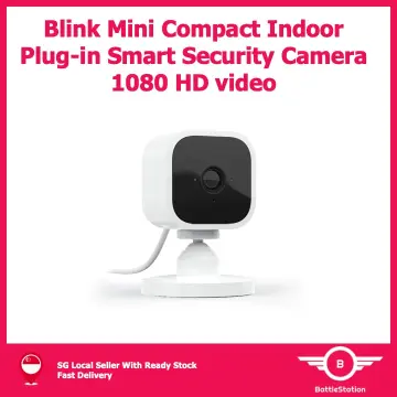 Blink Mini – Compact indoor plug-in smart security camera, 1080 HD - 1  Camera