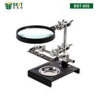 BST-809 PCB Soldering Repair Platform BGA IC motherboard Maintenance 5X Magnifier With Clamps