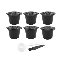 20Piece Reusable Refillable Coffee Capsule Filters Replacement Parts for Nespresso with Spoon Brush Kitchen Accessories Coffee Filter