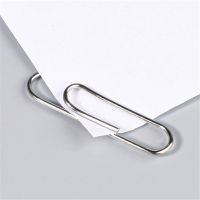 Good Quality Silver 15/28/33/50mm Notebook Bookmark binder Paperclips Accessories Paper Clips Binding Office Stationary Supplies