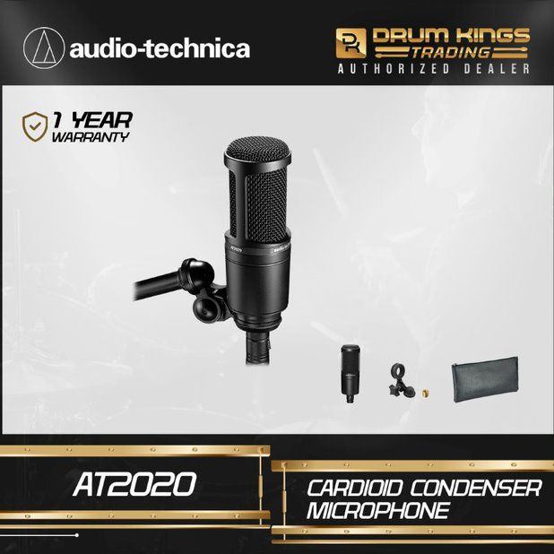 Audio Technica AT2020 Cardioid Condenser Microphone