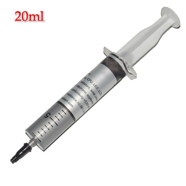 {peedy} Silver Heat Sink Silicone Compound Thermal Conductive Needle