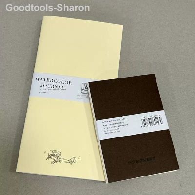 Softtools-Sharon POTENTATE Cotton กระดาษลงสีน้ำ Book 200G เม็ดละเอียดกระเป๋าหนังสือด้านในว่างเปล่าสีร่าง021569สมุดสีตะกั่ว