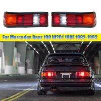 1Pair Rear Tail Light Stop Brake Lamp Accessories Parts for Mercedes Benz 190 W201 190E 1982-1993 Car Signal Turn Lighting Without Bulb