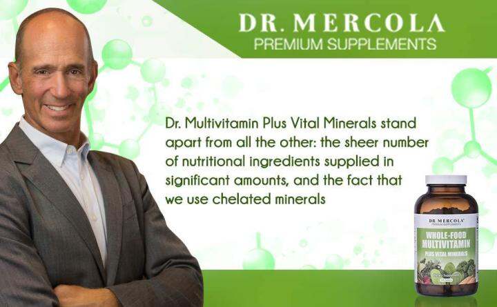 Dr. Mercola, Whole-Food Multivitamin Plus Vital Minerals, 240 Tablets ...