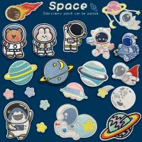 【YF】℗  Astronaut Stickers Embroidery Badge Clothing Accessories