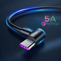 5A สาย USB Type C สำหรับ P30 Pro P20 Mate 20 Fast Charging Type-C สาย USB C สำหรับ Samsung S10 Xiaomi Super Charger Kable