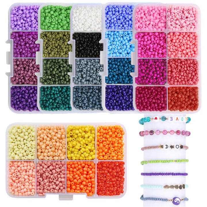 1Box 3mm 3400pcs/Lot Glass Seed Beads Czech Charm Crystal Spacer