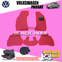 Blackhole Carmat พรมรถยนต์เข้ารูป 2 ชั้น Volkswagen Passat ปี 2003-2007  + Rubber Pad  รุ่น EVWPANR