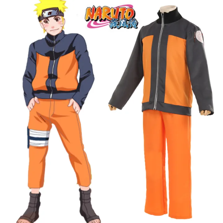 Naruto Uzumaki Ninja Shippuden Hokage Cosplay Costume Suits Jacket Pants  Anime Costumes (Without Leggings) | Lazada PH