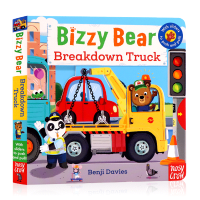 Fault truck English original picture book bizzy bear breakdown truck busy bear young children pull sliding mechanism operation book parent-child interactive game book paper board book bear is busy series