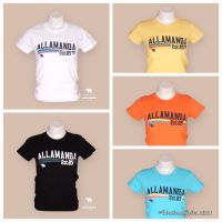 Allamanda By AEIOU T04 เสื้อยืด ลายสกรีน ALLAMANDA EST.05 สินค้าลิขสิทธิ์แท้ (S.M.L.XL)