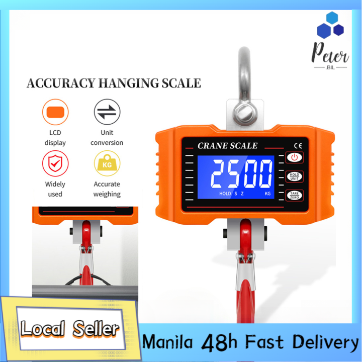 Remote Control Digital Hanging Weight Scale Capacity 100 - 500kg