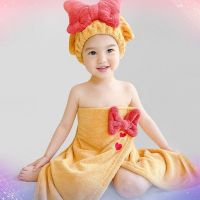 №◆ Baby Bath Towel Wearable Skirt robes Girls Absorb Water Wrap Shower Products Albornoz