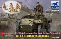 CB35009SP BRONCO 1/35 Wii British Humber M K.I Scout Car &amp; AFV ชุดประกอบโมเดลชุดลูกเรือ